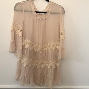 Indigo Soul bohemian top . Size M